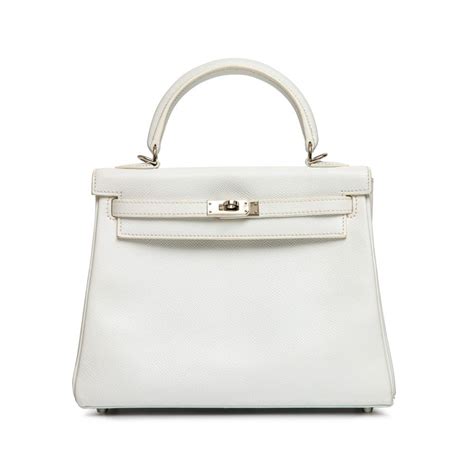 kelly hermes white|hermes kelly 25cm.